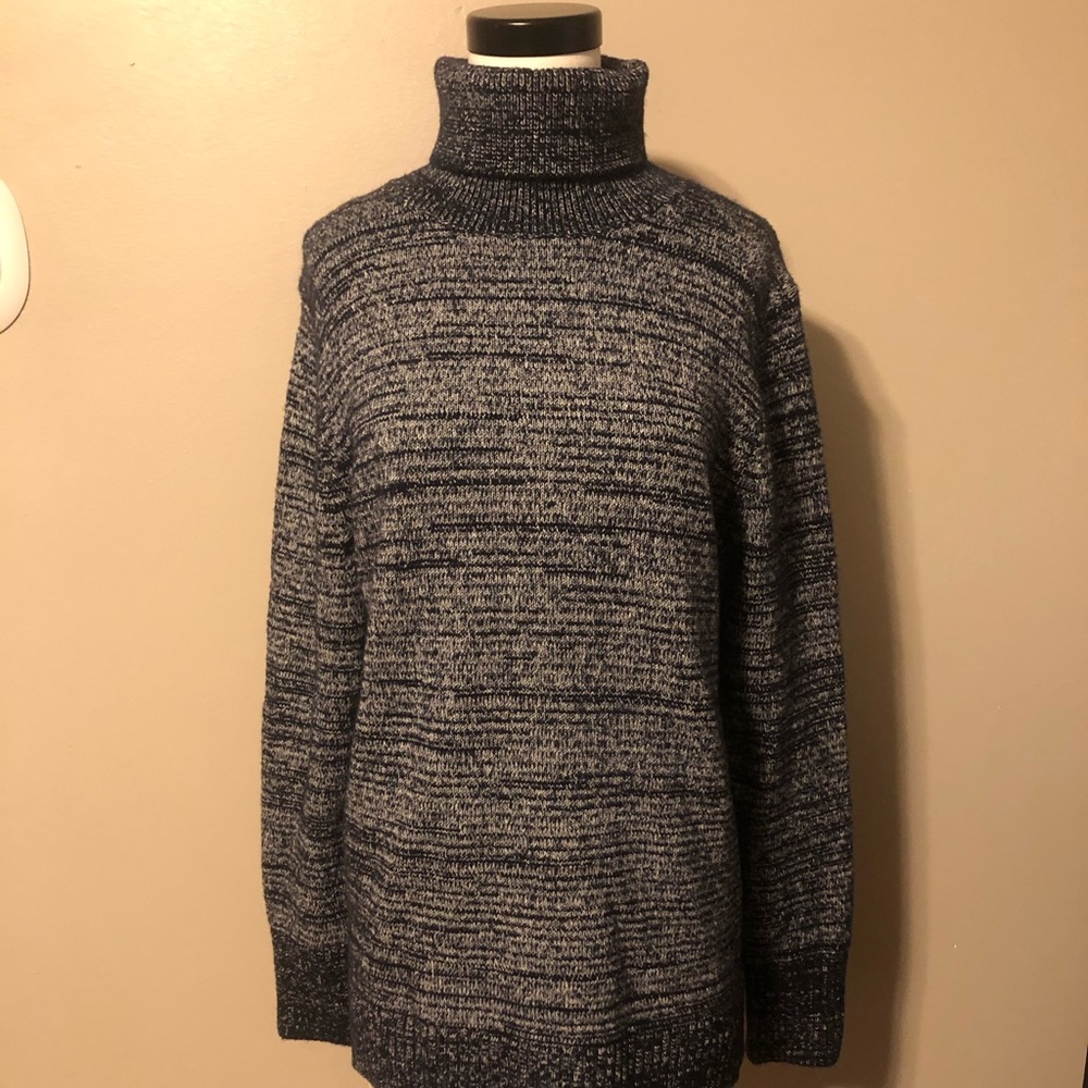 J.Crew Space Dyed turtleneck sweater size M